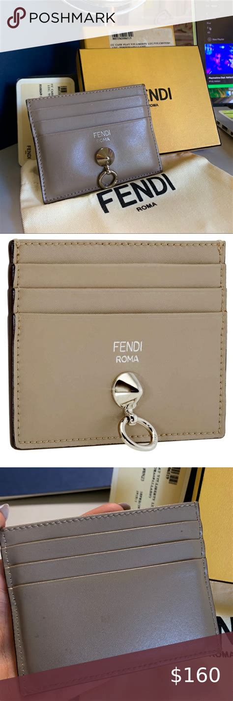 fendi by the way cardholder|fendi leather card holder.